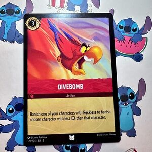 divebomb 128/204 [aladdin] - uncommon — disney lorcana: into the inklands